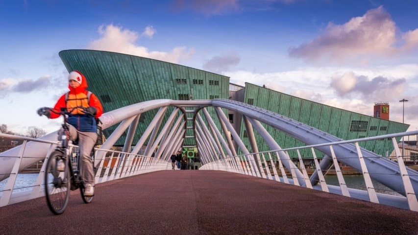 image of NEMO science museum from outside