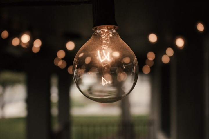 image of an powered up lightbulb